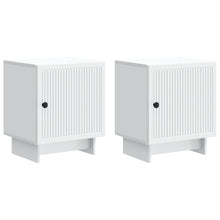 Nachtkastje 2 pcs Wit 43 x 34,5 x 50 cm Bewerkt hout