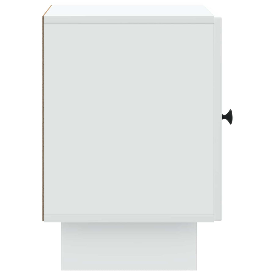 Nachtkastje 2 pcs Wit 43 x 34,5 x 50 cm Bewerkt hout