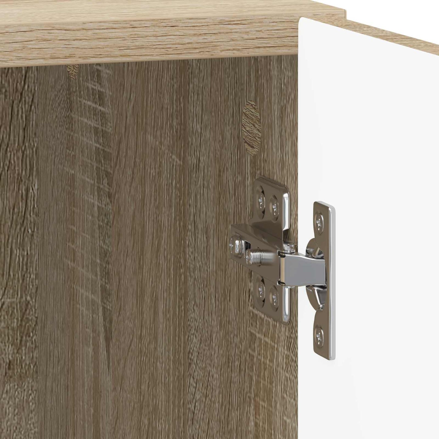 Nachtkastje Sonoma Eiken 43 x 34,5 x 50 cm Bewerkt hout