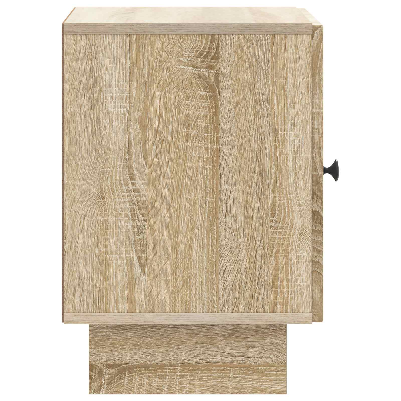 Nachtkastje Sonoma Eiken 43 x 34,5 x 50 cm Bewerkt hout