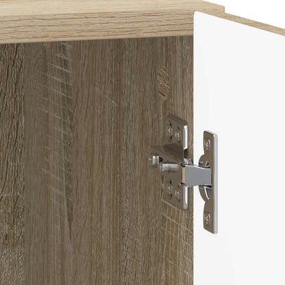 Nachtkastje 2 pcs Sonoma Eiken 43 x 34,5 x 50 cm Bewerkt hout
