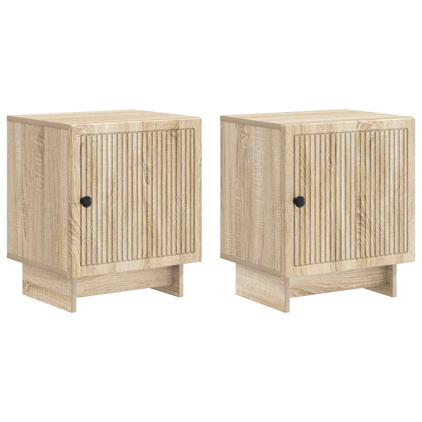 Nachtkastje 2 pcs Sonoma Eiken 43 x 34,5 x 50 cm Bewerkt hout