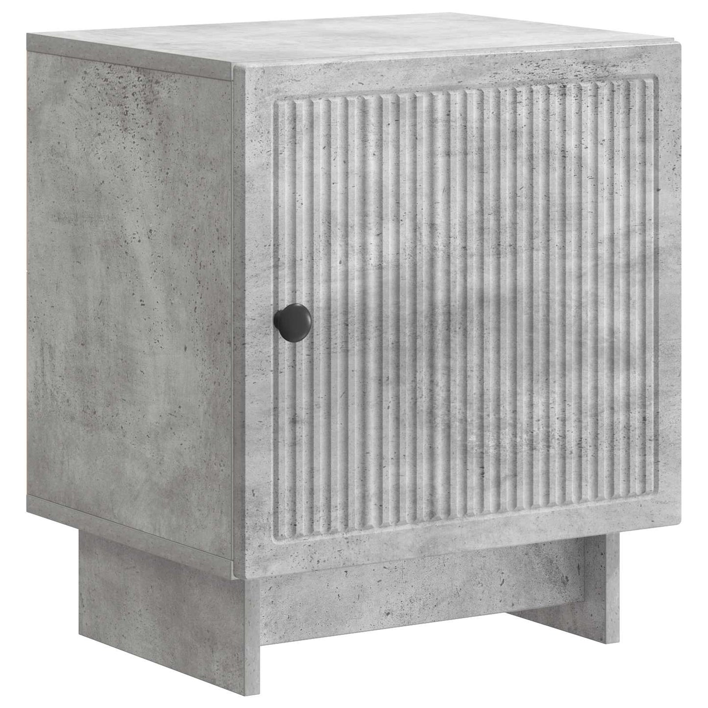 Nachtkastje Betongrijs 43 x 34,5 x 50 cm Bewerkt hout
