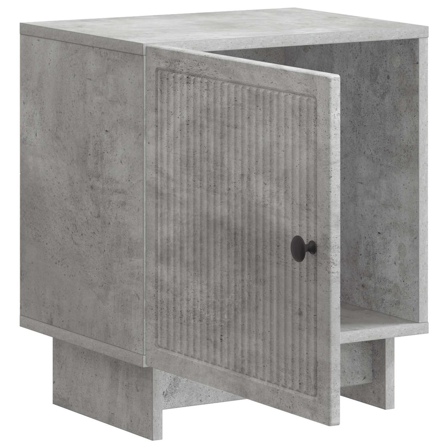 Nachtkastje 2 pcs Betongrijs 43 x 34,5 x 50 cm Bewerkt hout