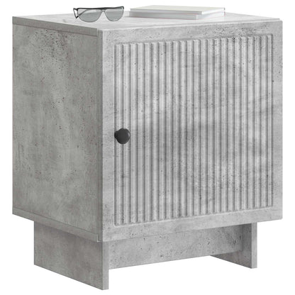 Nachtkastje 2 pcs Betongrijs 43 x 34,5 x 50 cm Bewerkt hout