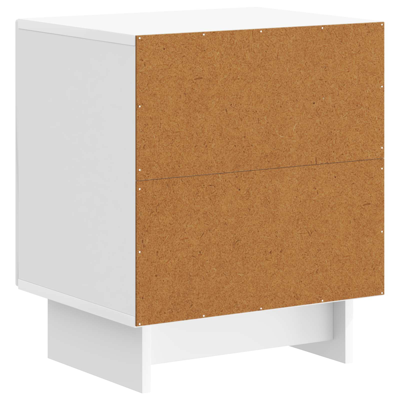 Nachtkastje Hoogglans Wit 43 x 34,5 x 50 cm Bewerkt hout