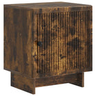 Bedside cabinet Smoked oak 43 x 34.5 x 50 cm Engineered wood