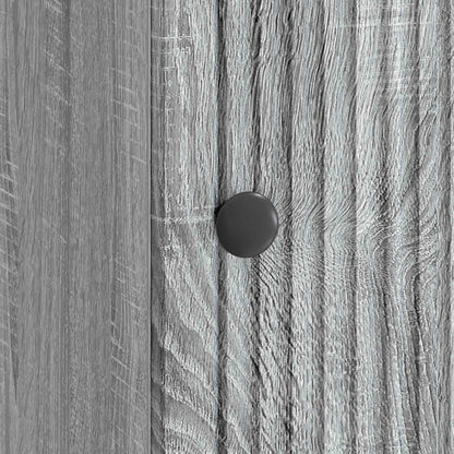 Nachtkastje Grijs sonoma 43 x 34,5 x 50 cm Bewerkt hout