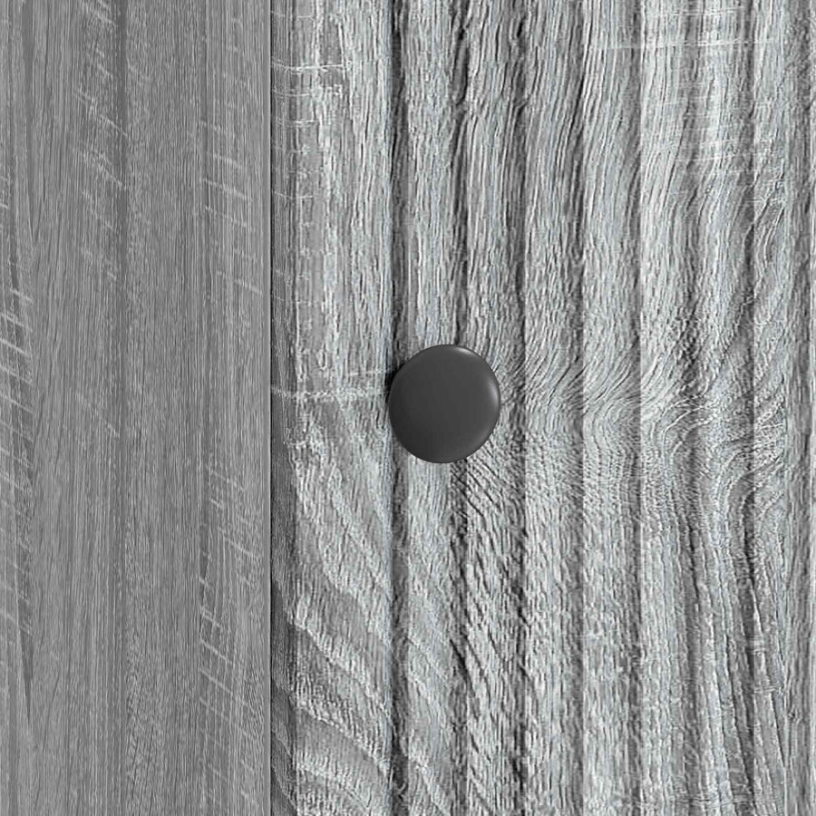 Nachtkastje Grijs sonoma 43 x 34,5 x 50 cm Bewerkt hout