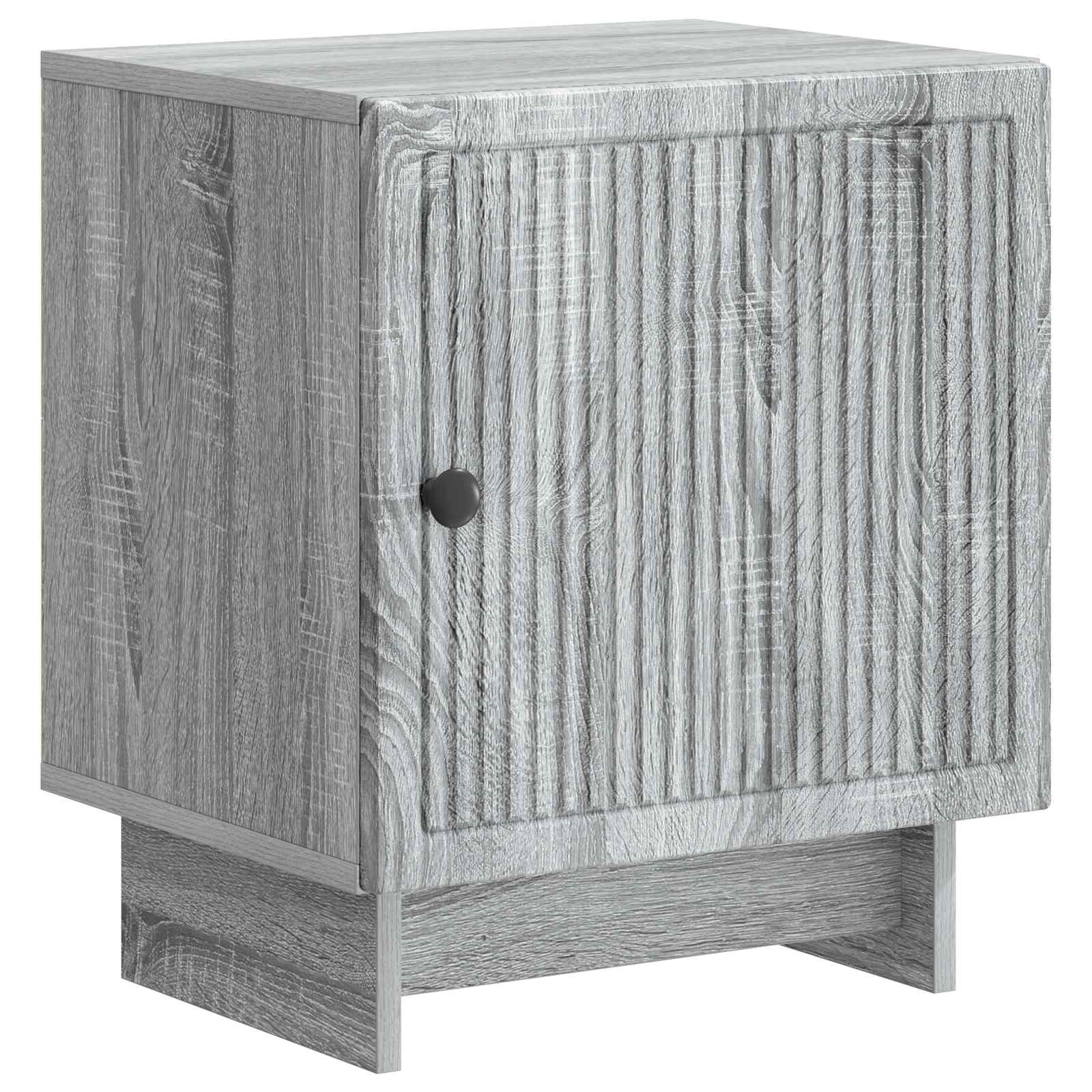 Nachtkastje Grijs sonoma 43 x 34,5 x 50 cm Bewerkt hout