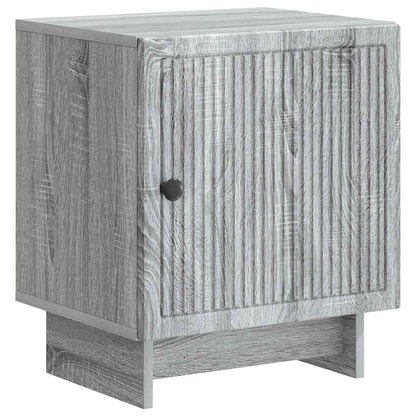 Nachtkastje Grijs sonoma 43 x 34,5 x 50 cm Bewerkt hout