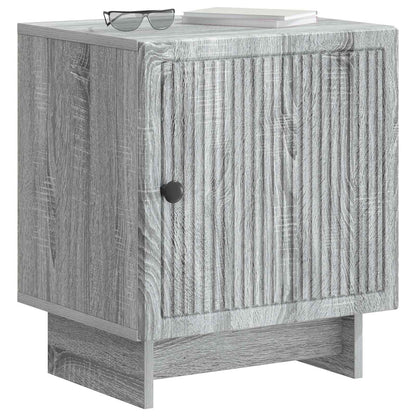 Nachtkastje Grijs sonoma 43 x 34,5 x 50 cm Bewerkt hout