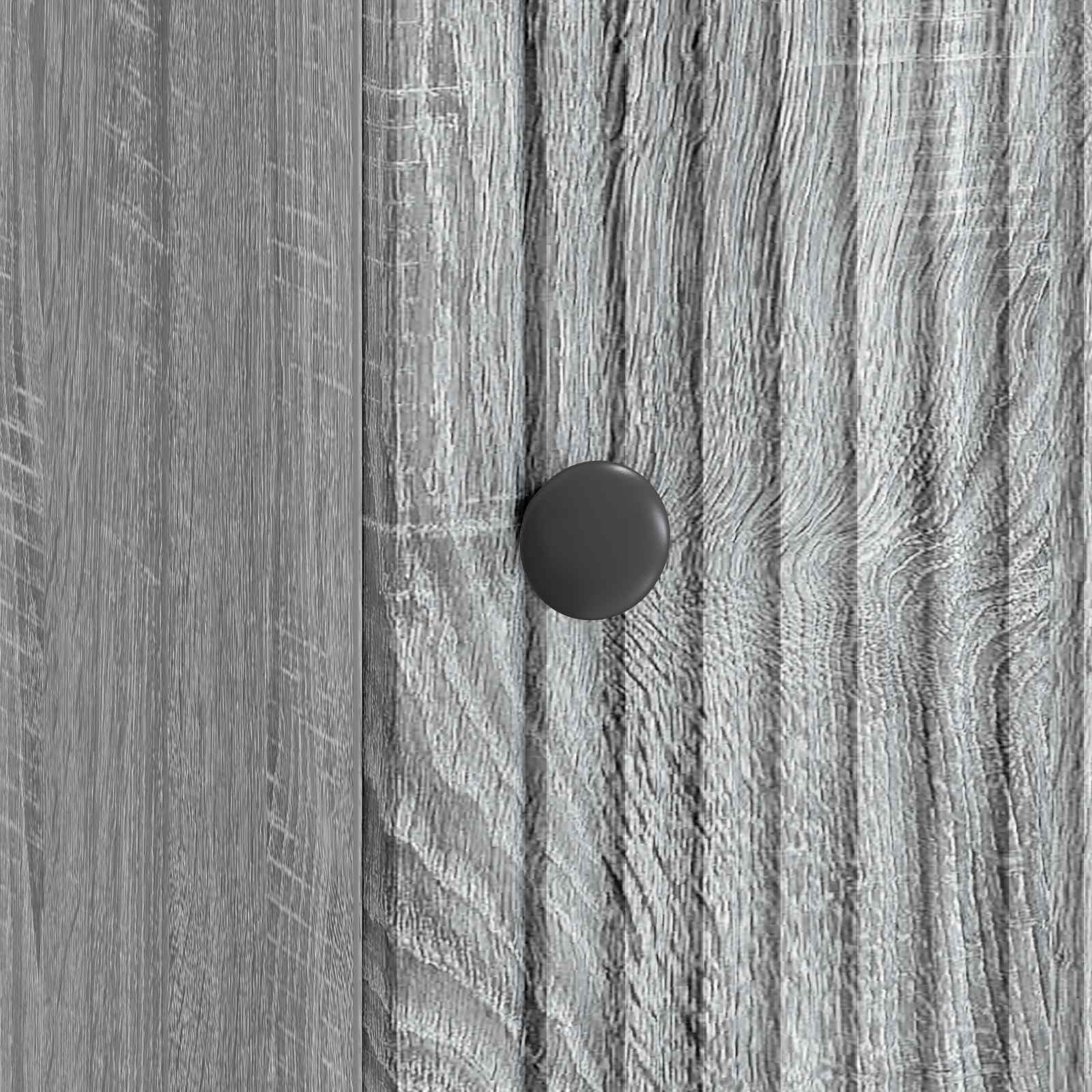 Nachtkastje 2 pcs Grijs sonoma 43 x 34,5 x 50 cm Bewerkt hout