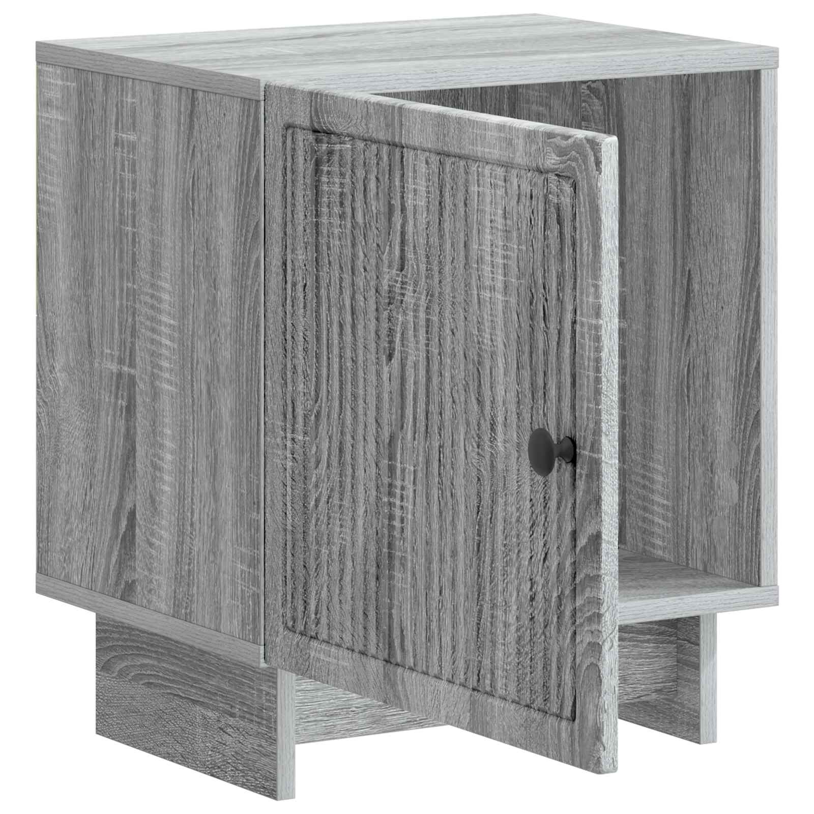 Nachtkastje 2 pcs Grijs sonoma 43 x 34,5 x 50 cm Bewerkt hout