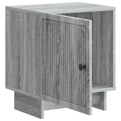 Nachtkastje 2 pcs Grijs sonoma 43 x 34,5 x 50 cm Bewerkt hout