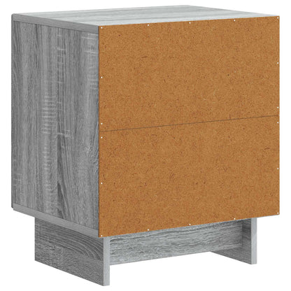 Nachtkastje 2 pcs Grijs sonoma 43 x 34,5 x 50 cm Bewerkt hout