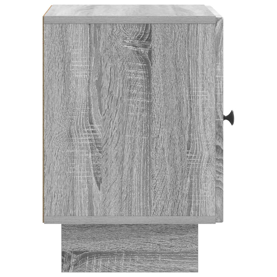 Nachtkastje 2 pcs Grijs sonoma 43 x 34,5 x 50 cm Bewerkt hout