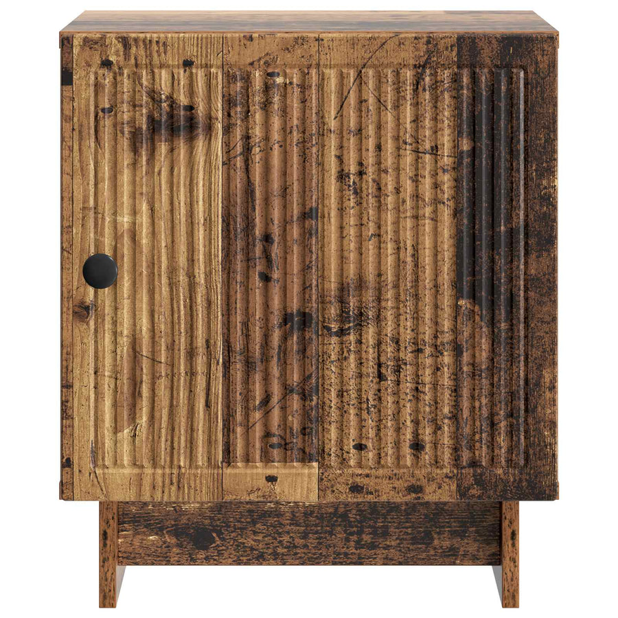 Nachtkastje Oud hout 43 x 34,5 x 50 cm Bewerkt hout