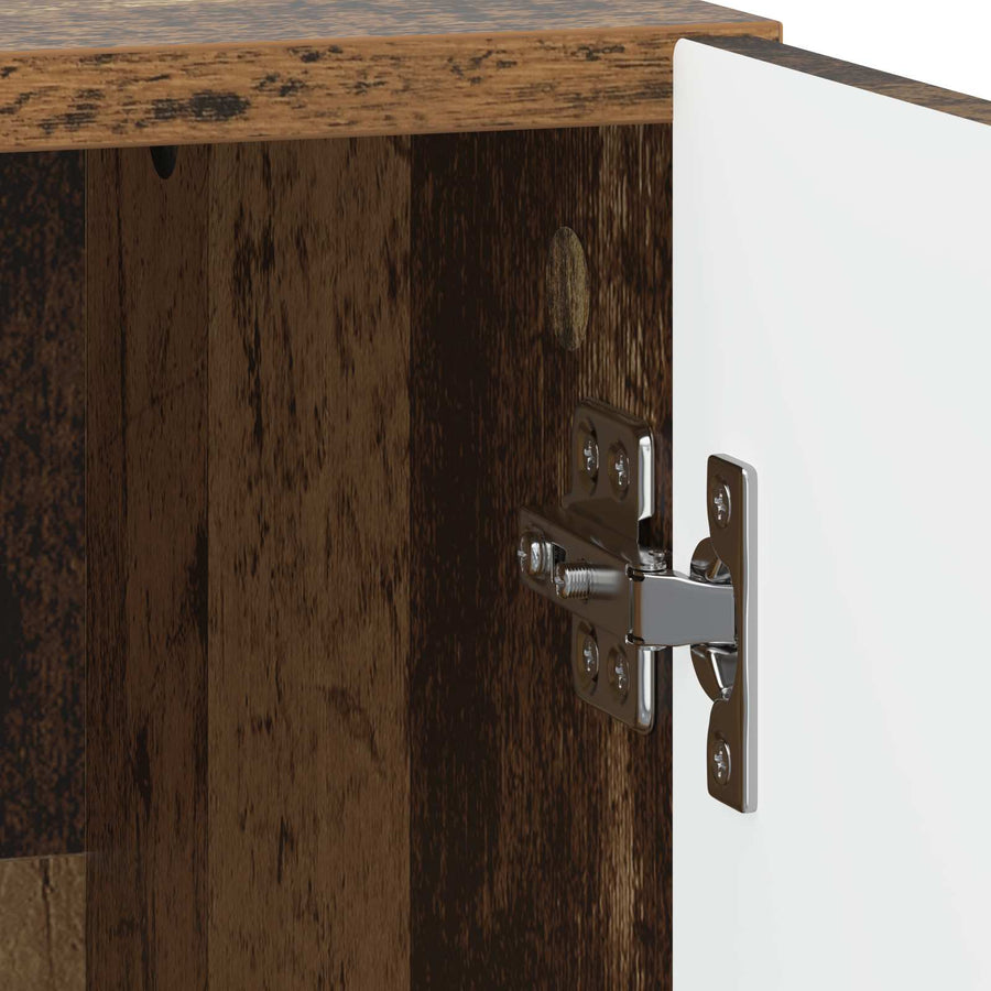 Nachtkastje 2 pcs Oud hout 43 x 34,5 x 50 cm Bewerkt hout