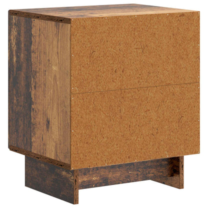 Nachtkastje 2 pcs Oud hout 43 x 34,5 x 50 cm Bewerkt hout