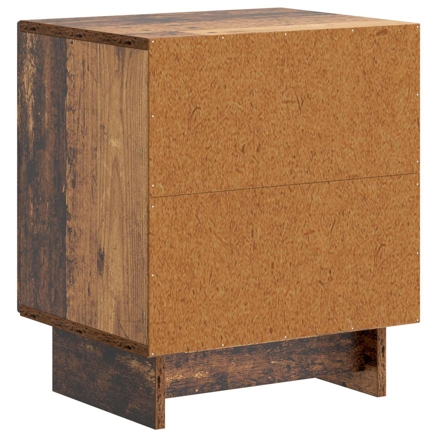 Nachtkastje 2 pcs Oud hout 43 x 34,5 x 50 cm Bewerkt hout