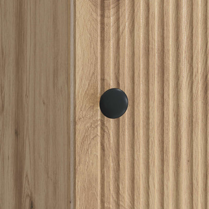 Nachtkastje Artisanaal eiken 43 x 34,5 x 50 cm Bewerkt hout