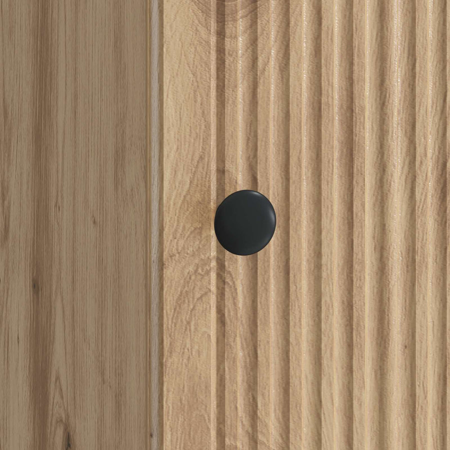 Nachtkastje Artisanaal eiken 43 x 34,5 x 50 cm Bewerkt hout