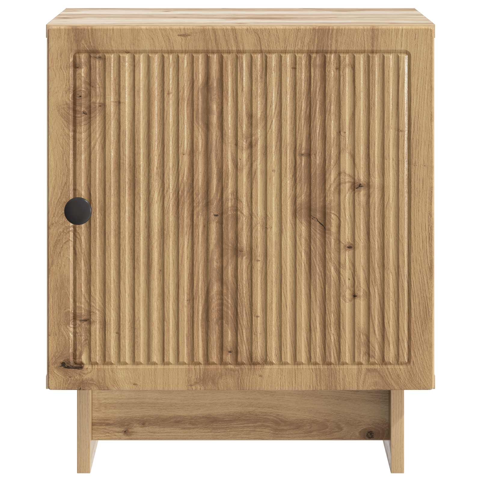 Nachtkastje Artisanaal eiken 43 x 34,5 x 50 cm Bewerkt hout
