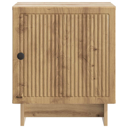 Nachtkastje Artisanaal eiken 43 x 34,5 x 50 cm Bewerkt hout