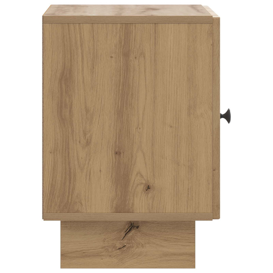 Nachtkastje 2 pcs Artisanaal eiken 43 x 34,5 x 50 cm