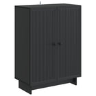 Sideboard Black 66 x 34.5 x 90 cm Engineered Wood