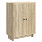 Sideboard Sonoma Oak 66 x 34.5 x 90 cm Engineered Wood