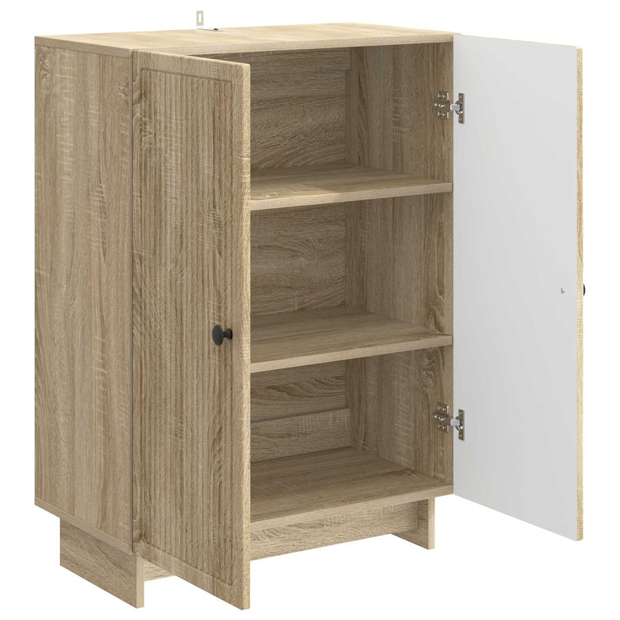 Dressoir Sonoma Eiken 66 x 34,5 x 90 cm Bewerkt hout