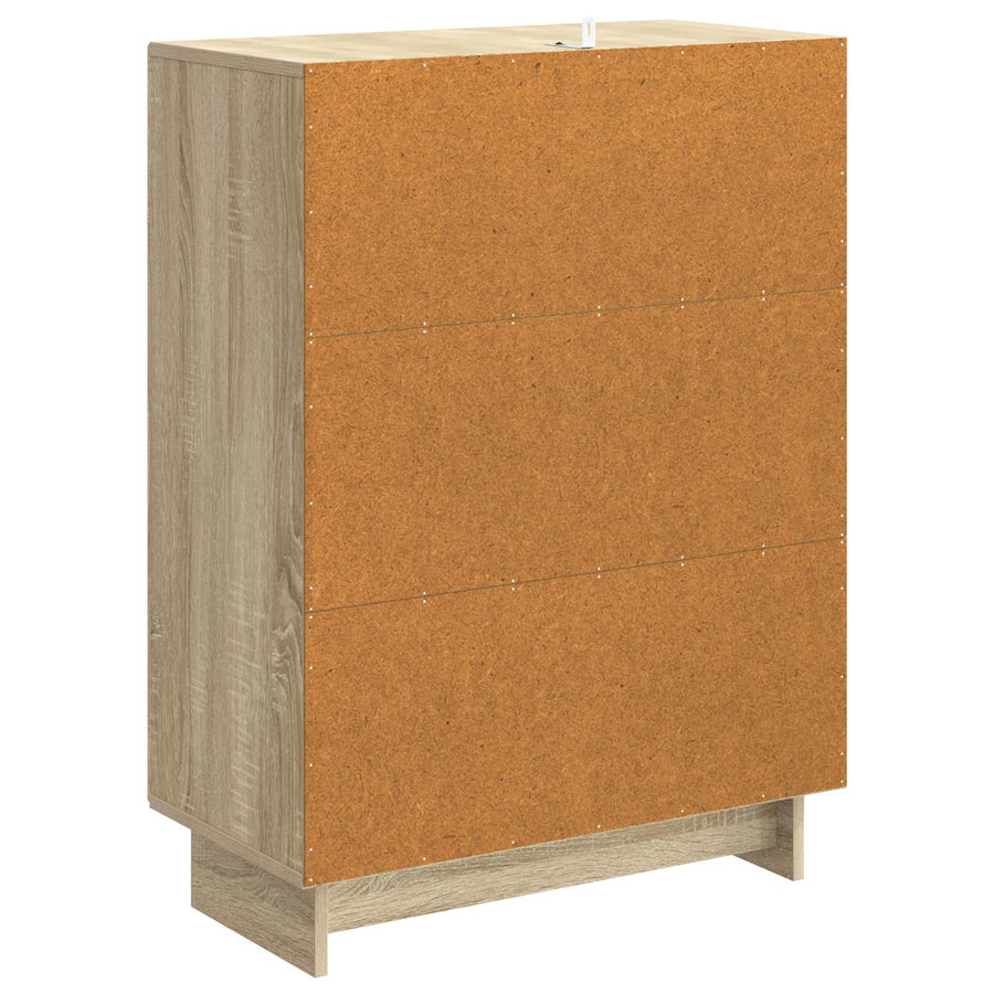 Dressoir Sonoma Eiken 66 x 34,5 x 90 cm Bewerkt hout