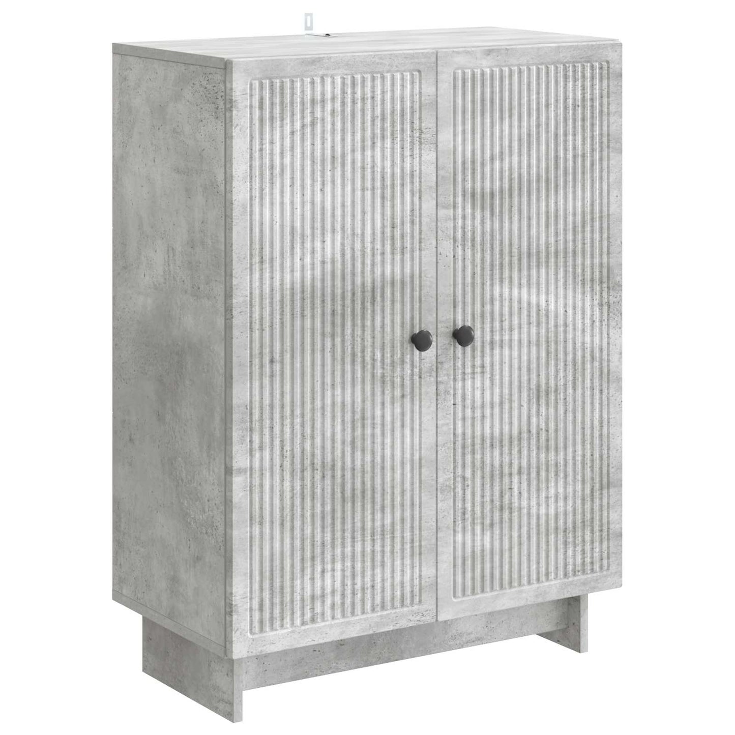 Dressoir Betongrijs 66 x 34,5 x 90 cm Bewerkt hout