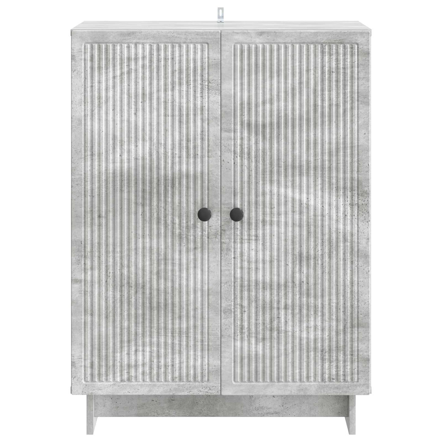 Dressoir Betongrijs 66 x 34,5 x 90 cm Bewerkt hout