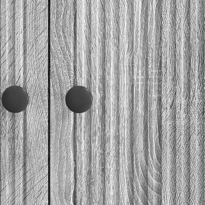 Dressoir Grijs sonoma 66 x 34,5 x 90 cm Bewerkt hout