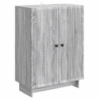 Dressoir 66x34,5x90 cm grijs sonoma bewerkt hout