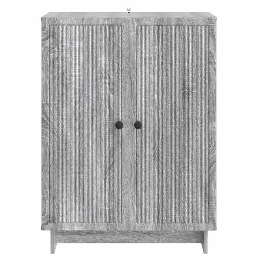 Dressoir Grijs sonoma 66 x 34,5 x 90 cm Bewerkt hout