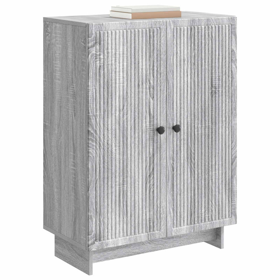 Dressoir Grijs sonoma 66 x 34,5 x 90 cm Bewerkt hout