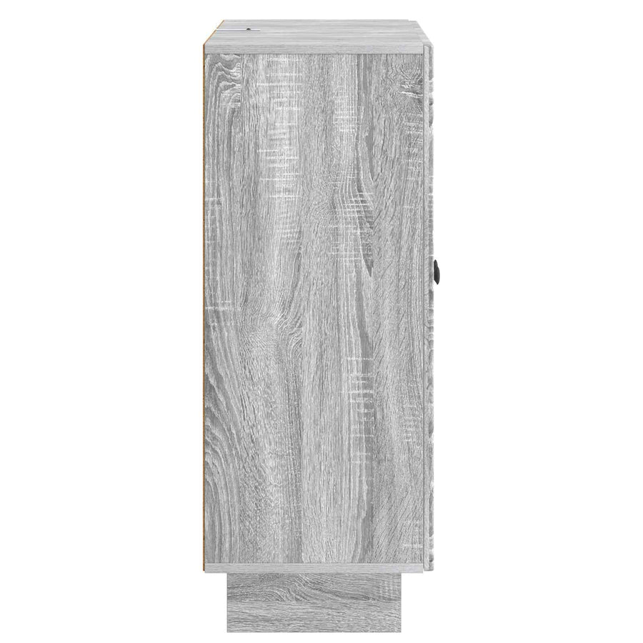Dressoir Grijs sonoma 66 x 34,5 x 90 cm Bewerkt hout