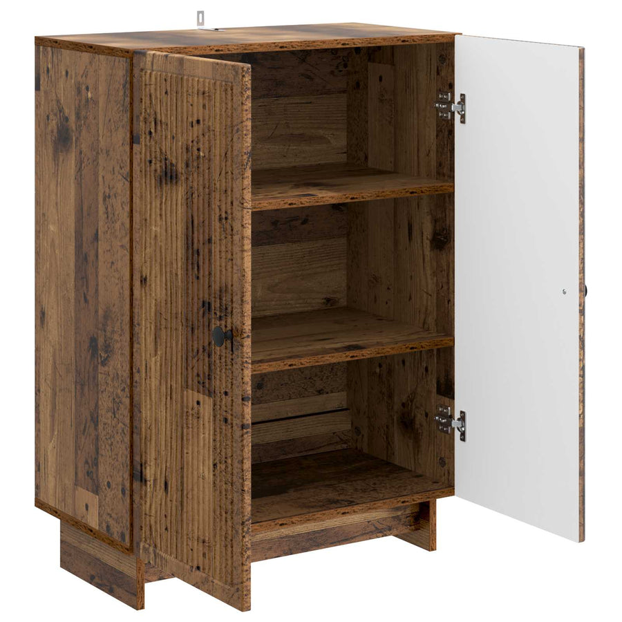 Dressoir Oud hout 66 x 34,5 x 90 cm Bewerkt hout