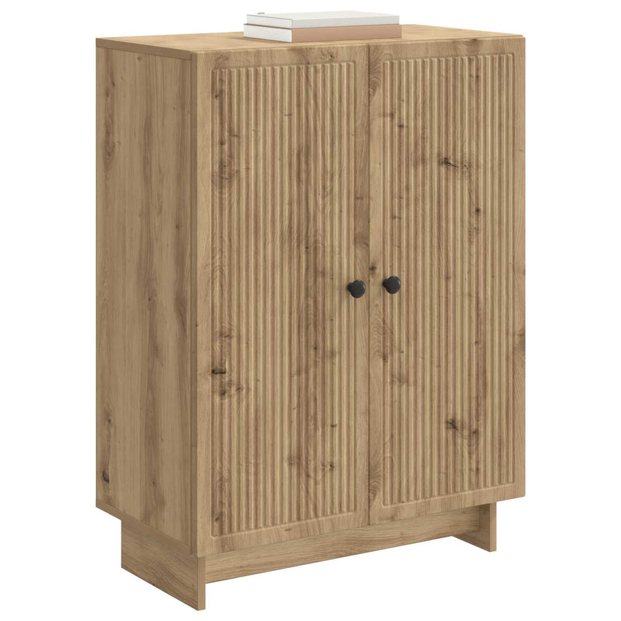 Dressoir Artisanaal eiken 66 x 34,5 x 90 cm Bewerkt hout
