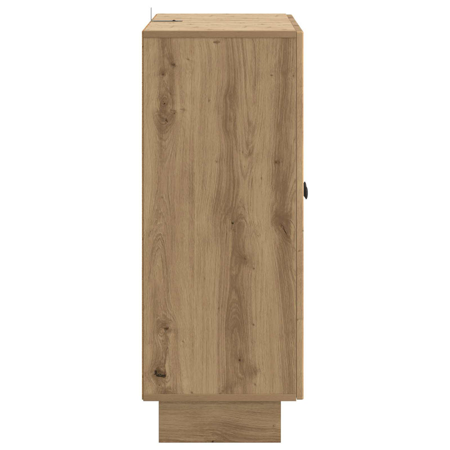 Dressoir Artisanaal eiken 66 x 34,5 x 90 cm Bewerkt hout