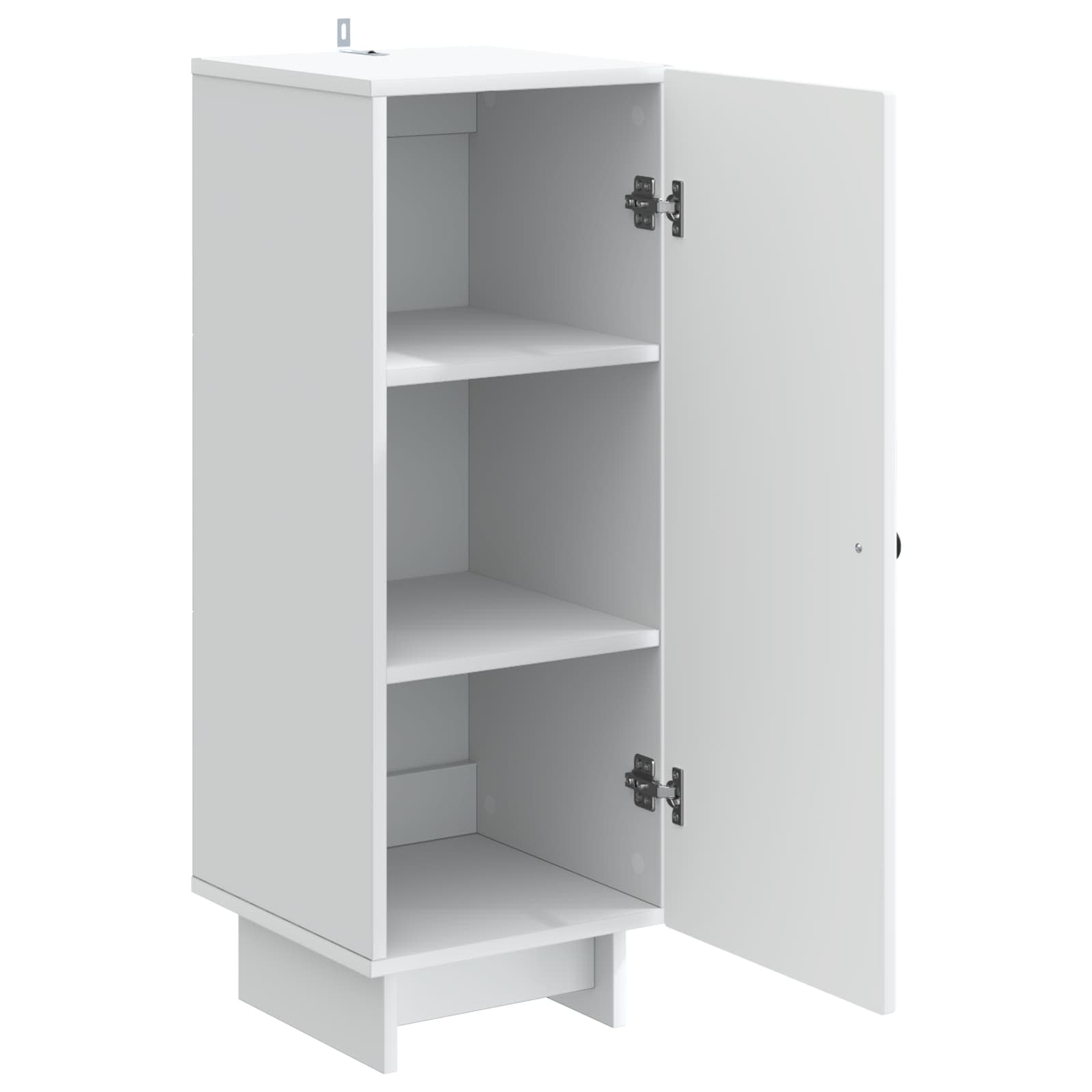 Dressoir Wit 33 x 34,5 x 90 cm Bewerkt hout