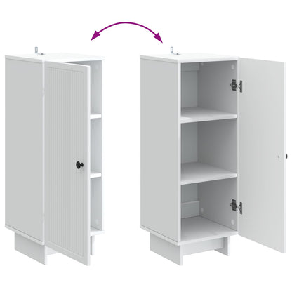 Dressoir Wit 33 x 34,5 x 90 cm Bewerkt hout