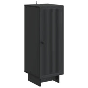 Kast 33x34,5x90 cm geconstrueerd hout zwart