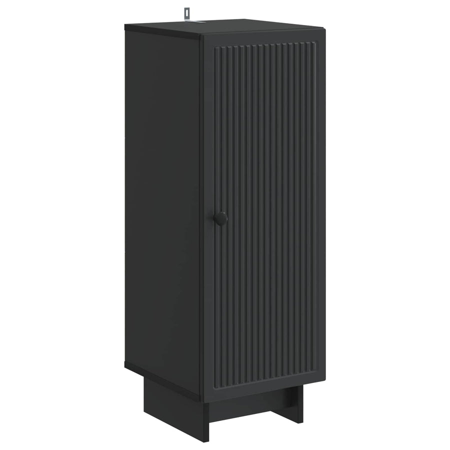 Kast Zwart 33 x 34,5 x 90 cm Geconstrueerd hout