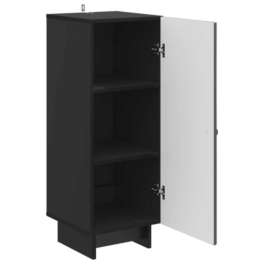 Kast Zwart 33 x 34,5 x 90 cm Geconstrueerd hout