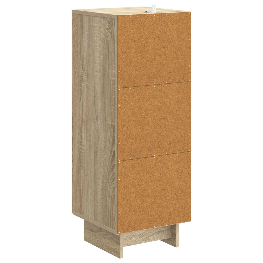 Kast Sonoma Eiken 33 x 34,5 x 90 cm Geconstrueerd hout
